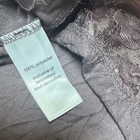 Maurices Eggplant Lace Trim Tank Layering Camisole Large Like New - Picture 7 of 7